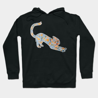 Carey cat watercolour Hoodie